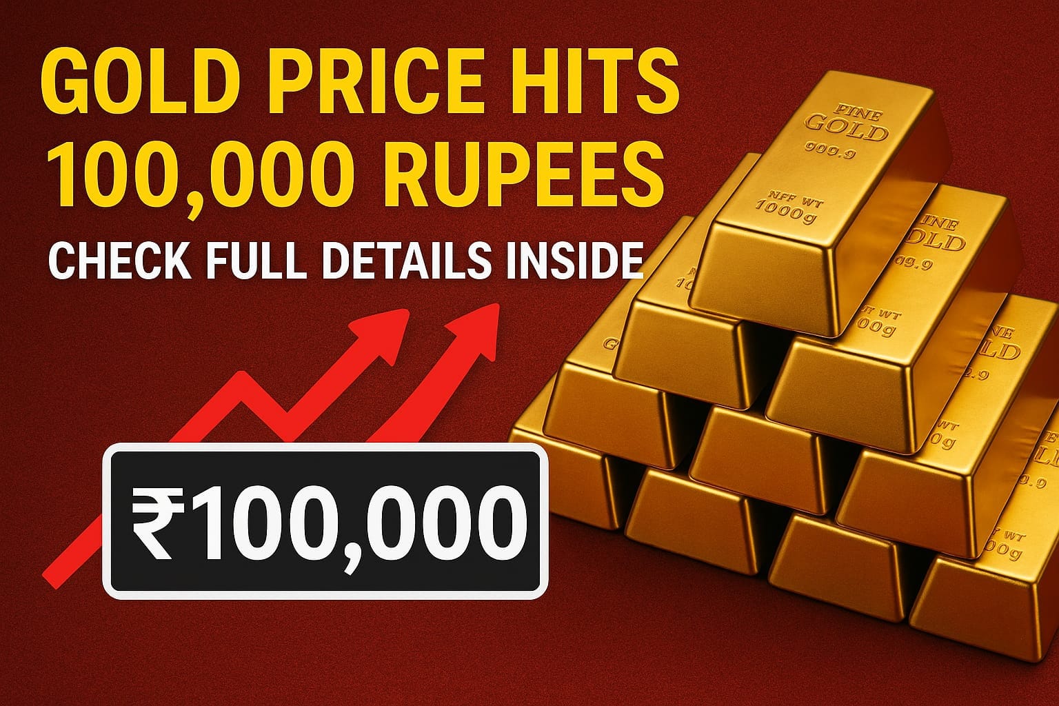 Today Gold Price Crosses ₹100000: Check Full Market Update, Reasons, and Future Trend Today Gold Price Crosses ₹100000