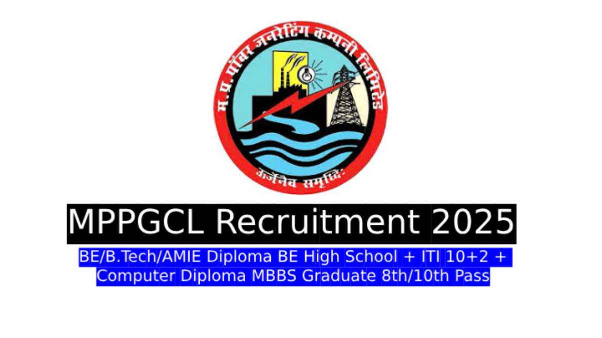 MPPGCL 2025 Jobs, MP Power Company Recruitment, Apply MP Online 2025 mppgcl recruitment 2025