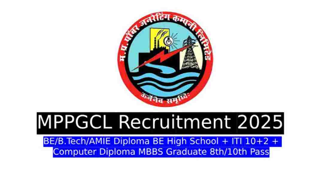 MPPGCL 2025 Jobs, MP Power Company Recruitment, Apply MP Online 2025 mppgcl recruitment 2025