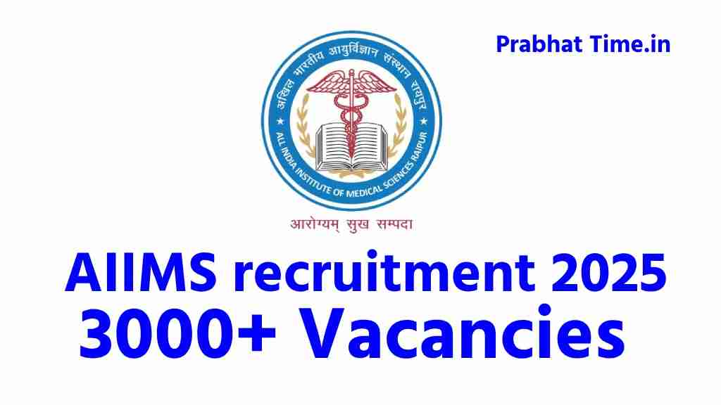 AIIMS recruitment 2025: Complete Guide to 3000+ Vacancies in 19 Premier Institutes AIIMS recruitment 2025
